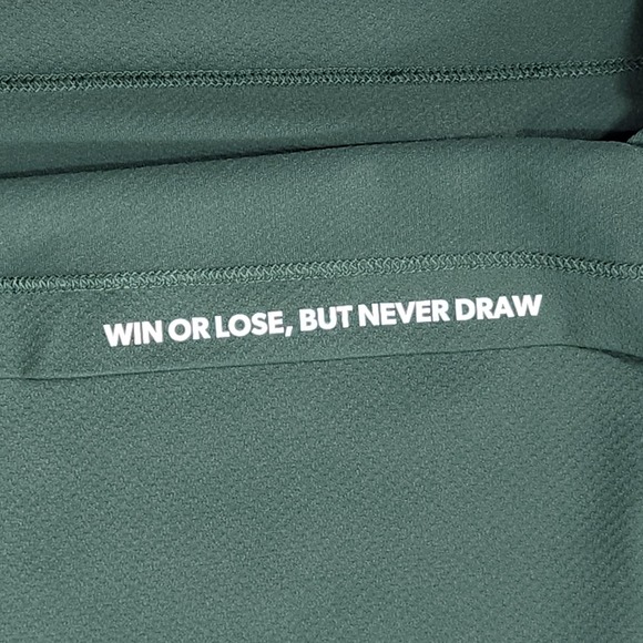 Rhone Commuter Polo Shirt Mens XL‎ Green Navy Raglan Performance Golf Stretch - Picture 7 of 12